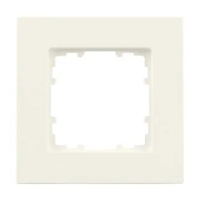 Siemens Rahmen 1-fach 5TG1111-0 | DELTA miro | Abdeckrahmen | 90x90mm | Kunststoff | titanweiß glänzend
