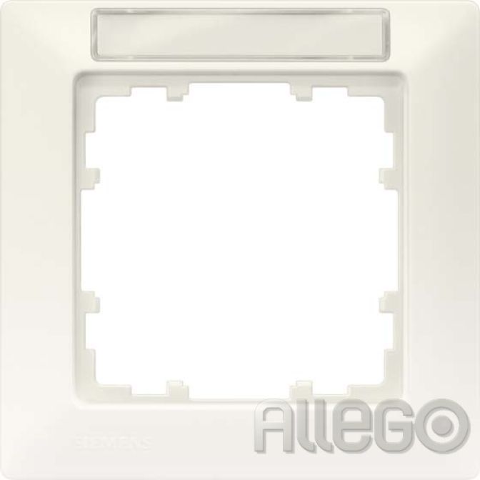 Siemens mens Rahmen 1fach 80x80mm ti/ws 5TG2551-1