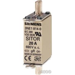 Siemens mens Sitor-Sicherungseinsatz 80A, 690VAC Gr.000 3NE1820-0
