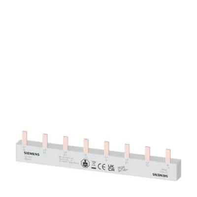 Siemens Stiftsammelschiene 5ST3621 | 4-phasig | 10 mm² | 140 mm | 63A | berührungssicher | lamelliert | isoliert