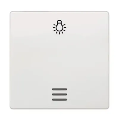 Siemens Wippe Schalter 5TG6206 | DELTA i-system Kontrollwippe | Lichtsymbol | Fenster | Taster geeignet | titanweiß
