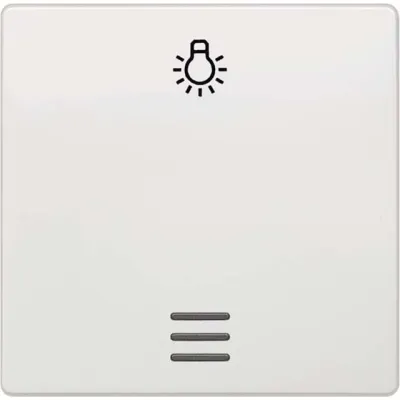 Siemens Wippe Schalter 5TG6206 | DELTA i-system Kontrollwippe | Lichtsymbol | Fenster | Taster geeignet | titanweiß