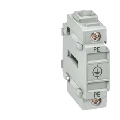 Siemens N-/PE-Klemme 3LD9200-2B | Neutralleiterklemme | Frontbefestigung | Zubehör Hauptschalter | weiß