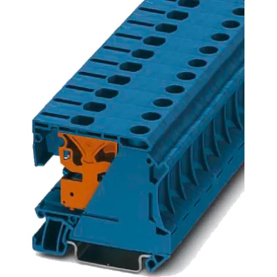 SIEMENS N-Trennklemme 8WH1201-0BK01 | 16mm² | Schraubanschluss | Hutschiene | 76A | 400V | blau