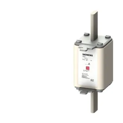 Siemens NH-Sicherungseinsatz 3NA7230 | NH2 | 100A | 500V AC/440V DC | gG/gL | Kombikennmelder | Grifflaschen