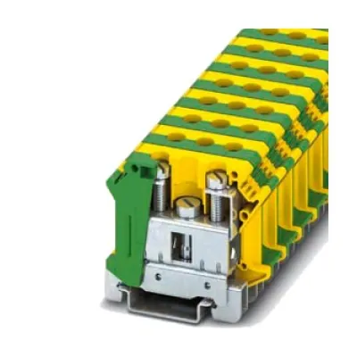 SIEMENS Reihenklemme 8WH1201-0CM07 | PE 0,75-35mm² | Schraubanschluss | Hutschiene TH35 | 2 Klemmstellen | grün-gelb