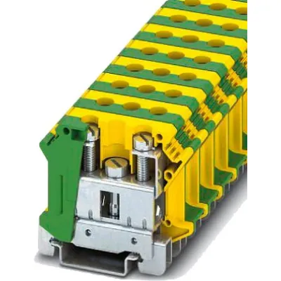 SIEMENS Reihenklemme 8WH1201-0CM07 | PE 0,75-35mm² | Schraubanschluss | Hutschiene TH35 | 2 Klemmstellen | grün-gelb