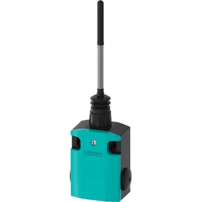 SIEMENS Positionsschalter 3SE5122-0CR01 | Metallgehäuse 56mm | 1S/1Ö Sprungkontakt | Federstab | IP65 | Kabeleinführung