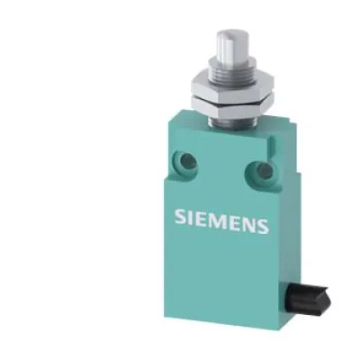 SIEMENS Positionsschalter 3SE5413-0CC21-1EA2 | Kompakt 30mm | Metallgehäuse | 1Ö/1S | Kuppenstößel | IP67 | 2m Leitung
