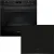 Bild: Siemens Einbau-Herdset PQ212IAAB | Induktion | 60cm | 71L Backofen | Pyrolyse & Hydrolyse | A+ | schwarz