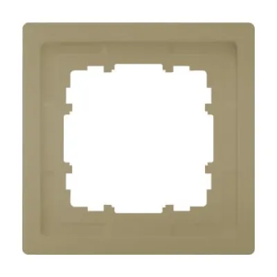 Siemens Rahmen 1-fach DELTA style 5TG1321-0MG | Unterputz | 82x82mm | Kunststoff matt | IP20 | gold