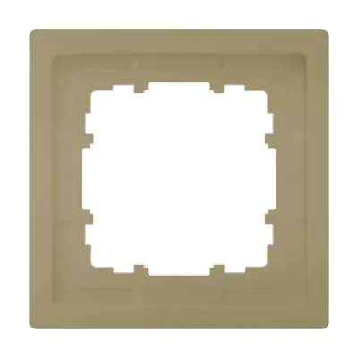 Siemens Rahmen 1-fach DELTA style 5TG1321-0MG | Unterputz | 82x82mm | Kunststoff matt | IP20 | gold