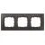 Bild: Siemens Rahmen 3-fach Delta Miro Glas,sw 5TG1203-2