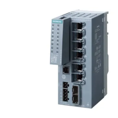 Siemens Switch Hutschiene 6GK5206-2GS00-2AC2 SCALANCE XC206-2SFP | 6x RJ45 | 2x SFP | Layer 2 | managed | IP20