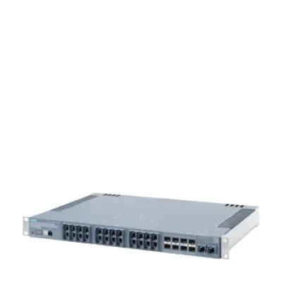 Siemens Netzwerk Switch SCALANCE XR526-8 6GK5534-2TR00-4AR3 | Layer3 Managed | 24x RJ45 | 8x SFP+ 10G | 19" Rack | IP20