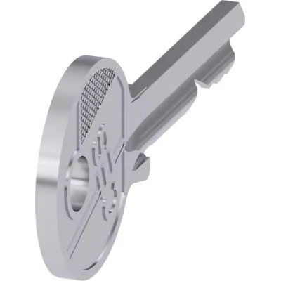 Siemens Schlüssel für Schlüsselschalter 3SU1950-0FN80-0AA0 | Zubehör SIRIUS ACT | Schließ-Nr. LSG 1 | robust | 1 Stück