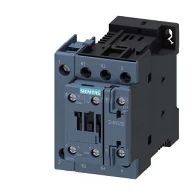 SIEMENS Leistungsschütz 3RT2526-1BB40 | 11kW 400V | 4-polig | 25A | DC 24V Spule | Schraubanschluss