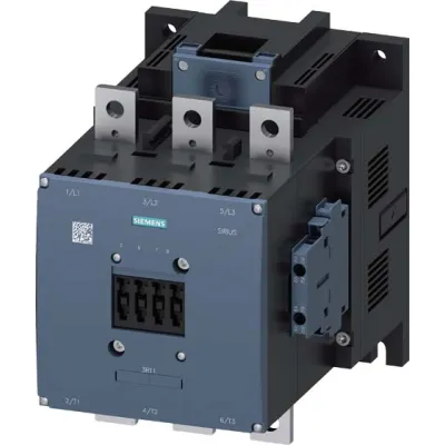 SIEMENS Leistungsschütz 3RT1075-6AP36 | 200kW 400A | AC-3 400V | 3-polig | Schienenanschluss | 2NO+2NC | 220-240V