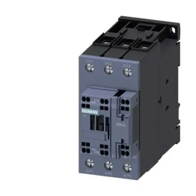 Siemens Leistungsschütz 3RT2036-3AL20 | SIRIUS | 22kW 51A | 3-polig | AC-3 400V | 230V Spule | 1S+1Ö | Schraubanschluss