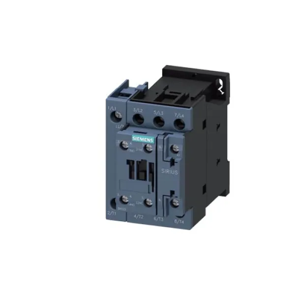 SIEMENS Leistungsschütz 3RT2327-1AL20 | 7,5kW | 400V | 4-polig | 50A | 230V Spule | 1S+1Ö | Schraubanschluss