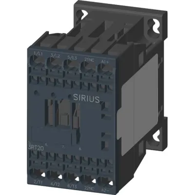 Siemens Leistungsschütz 3RT2016-2BB42-0CC0 | 4kW | 400V AC-3 | 3-polig | 24V DC Spule | 9A | 1Ö | Federzug | S00
