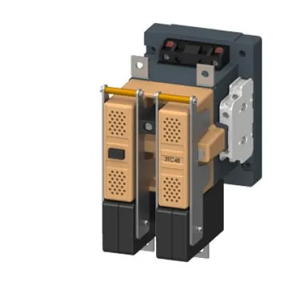 Siemens Schütz 3TC4817-0BP0 | 2-polig | 75A | 27kW | Baugröße 4 | DC | 2NO+2NC | 230V | Schraubanschluss