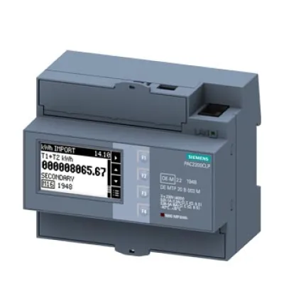 Siemens SENTRON 7KM2200-2EA00-1JB1 Energiezähler | 3-phasig | MID | Modbus TCP | Hutschiene | 5A/100A