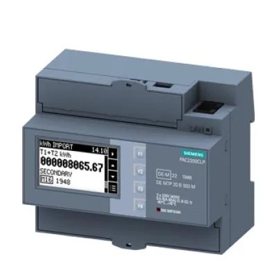 Siemens SENTRON PAC2200 | Energiezähler 3-phasig | 65A | MID | Hutschiene | LAN | Modbus-TCP | 7KM2200-2EA40-1JB1