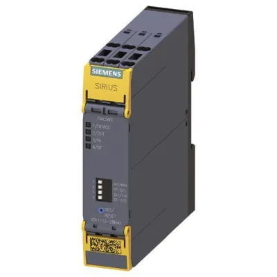 SIEMENS Sicherheitsschaltgerät 3SK1112-2BB40 | NOT-AUS Grundgerät 24V DC | 2 Freigabekreise | Push-In | SIL 3