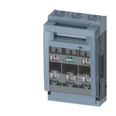 Siemens Sicherungslasttrennschalter 3NP1143-1DA10 | 3-polig | NH1 | 250A | Schienenanschluss | Messing | IP40