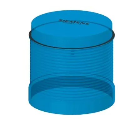 Siemens Dauerlichtelement 8WD4400-1AF | Signalsäule | AC/DC 12-230V | Ø70mm | Sockel BA15d | IP65 | blau