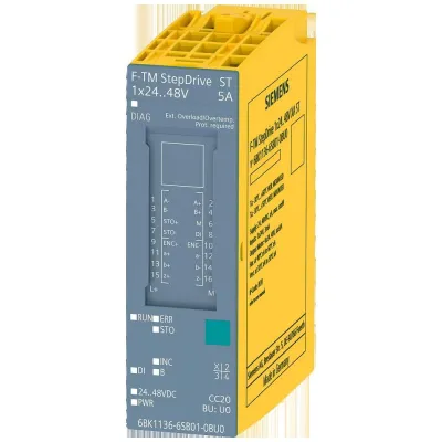 Siemens Antriebsregler 6BK1136-6SB00-0BU0 | SIMATIC MICRO-DRIVE F-TM StepDrive ST | 24-48V DC | 5A | ET 200SP | STO