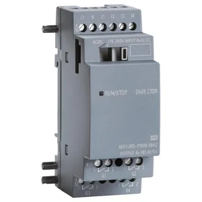 Siemens SIPLUS LOGO! Erweiterungsmodul 6AG1055-1FB00-7BA2 | DM8 230V AC/DC | 4 Eingänge | 4 Relaisausgänge