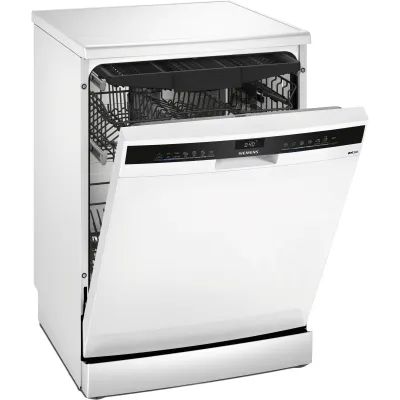 Siemens Geschirrspüler SN23HW02ME | freistehend | 60 cm | 14 Maßgedecke | varioSpeed Plus | Home Connect | 42 dB | weiß