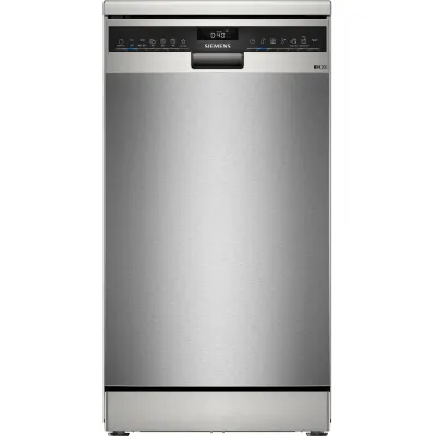Siemens Geschirrspüler SR23HI52KE | freistehend 45 cm | 10 Maßgedecke | Home Connect | varioSpeed Plus | Edelstahl