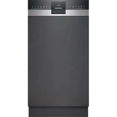 Siemens Geschirrspüler Einbau SR53ES25KE iQ300 | 45 cm teilintegriert | Energieklasse B | WiFi | varioSpeed Plus