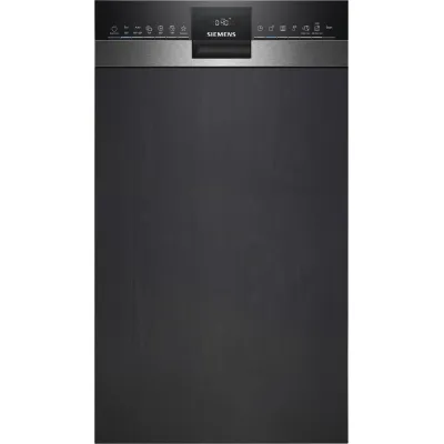 Siemens Geschirrspüler teilintegriert SR53HS74KE | iQ300 | 45 cm | 10 Maßgedecke | varioSpeed Plus | WLAN | Edelstahl