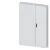 Bild: Siemens Standverteiler ALPHA 630 DIN 8GK1323-8KN53 | IP55 | 1950x1300x250mm | Stahlblech | Doppel-Tür | RAL 7035 Grau