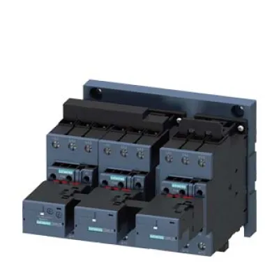 SIEMENS Stern-Dreieck-Schütz 3RA2437-8XF32-1AC2 | AC 55kW | 115A | 24V AC | 3-polig | Schraubanschluss | IP20 | S2
