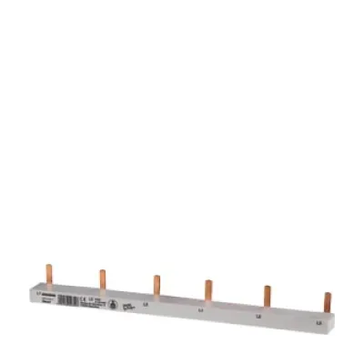 Siemens Stiftsammelschiene 5ST3615-1 | 210mm | 3-phasig | 10mm² | 63A | lamelliert | isoliert | grau
