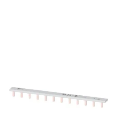 Siemens Stiftsammelschiene 5ST3730 | 1-phasig | 63A | 10mm² | 214mm | schneidbar | berührungssicher | Endkappen