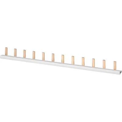 Siemens Stiftsammelschiene 5ST3730 | 1-phasig | 63A | 10mm² | 214mm | schneidbar | berührungssicher | Endkappen
