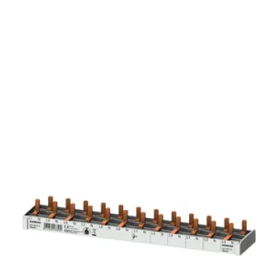 Siemens Stiftsammelschiene 5ST3673-0 | Phasenschiene 3+N | 12TE | 10mm² | 63A | isoliert | 217,8mm | berührungssicher