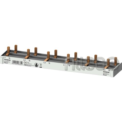 Bild: Siemens Stiftsammelschiene 10mm2, 12TE 5ST3675-0