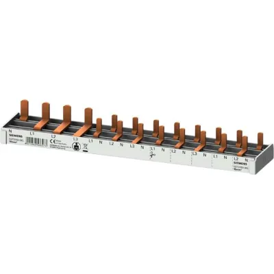 Siemens Stiftsammelschiene 5ST3783-0KL | Phasenschiene 3P+N | 12TE | 10mm² | 63A | isoliert | FI-Schalter Zubehör