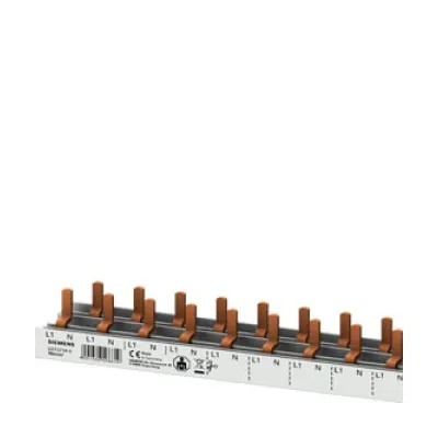 Siemens Stiftsammelschiene 5ST3774-0 | Phasenschiene 1-polig | 1-phasig | 10mm² | 1060mm | isoliert | 63A | schneidbar