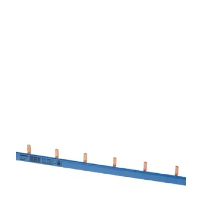 Siemens Stiftsammelschiene 5ST3765-2 | 1-polig | 10 mm² | 1000 mm | 54TE | 63A | isoliert | grau