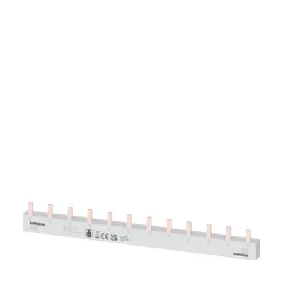 Siemens Stiftsammelschiene 5ST3622 | 10mm² | 3x4-phasig | 210mm | berührungssicher | für FI- & Leitungsschutzschalter