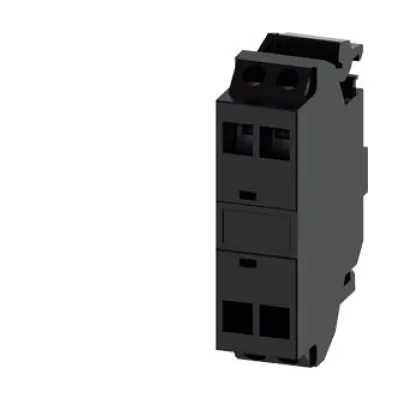 Siemens Stützpunktklemme 3SU1400-2DA10-3AA0 | Federzuganschluss | für Bodenbefestigung | schwarz