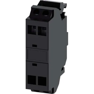 Siemens Stützpunktklemme 3SU1400-2DA10-3AA0 | Federzuganschluss | für Bodenbefestigung | schwarz